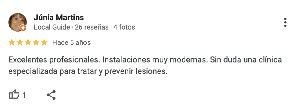 Opiniones de pacientes